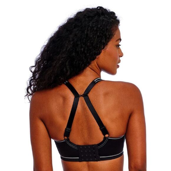 Freya Active Sonic Underwired Moulded Spacer Sports Bra -Storm - 40G - Black - Picture 2 of 9